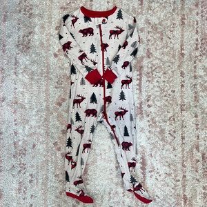 Children’s Place 🎄 Toddler Unisex Family Matching Footie Holiday Pajamas
